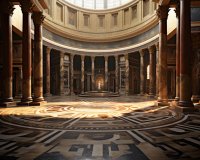 Inuti Pantheon: En djupdykning i dess Konst och Arkitektur