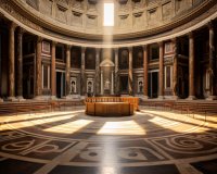 Rondleiding in het Pantheon Museum in Rome