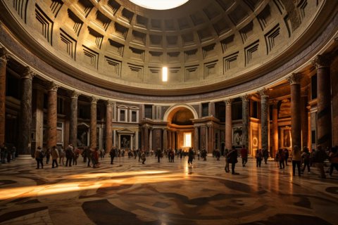 Zwiedź Pantheon w Rzymie